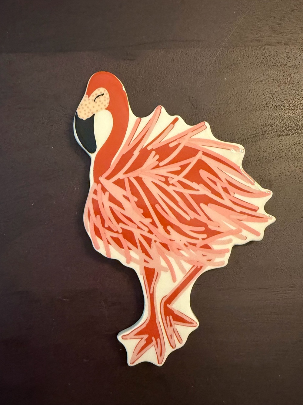 Happy Everything by Coton Colors Flamingo Small Mini Attachment Coastal Summer
